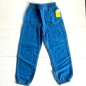 NEW Volcom Girls Sunday Strut Elastic Waist Jeans/Pants Size S (7/8)